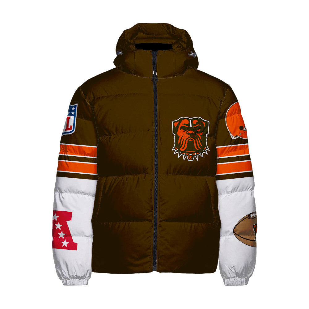 Cleveland Browns CozyCloud Down Jacket AZBTDWJ000425