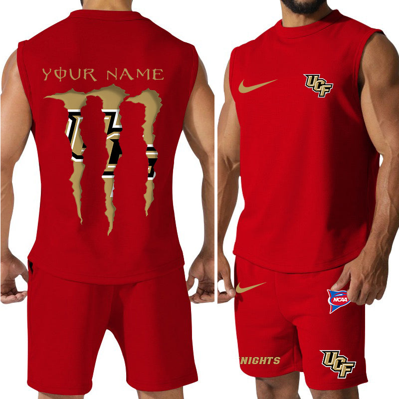 UCF Knights Colorful Combo Men Jersey Tank Top and Shorts AZBTCMJTTS000069