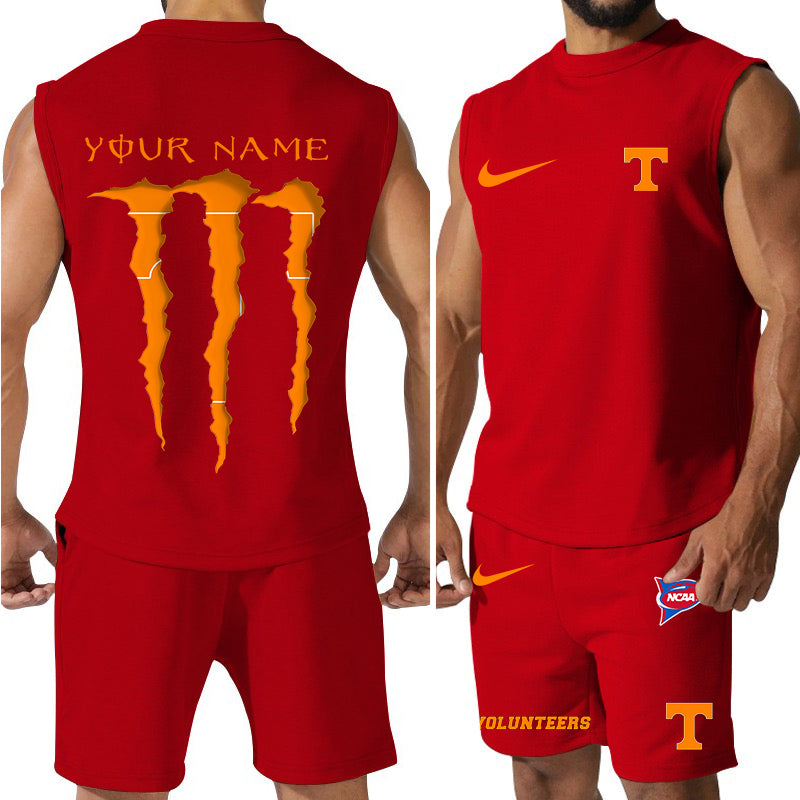Tennessee Volunteers Colorful Combo Men Jersey Tank Top and Shorts AZBTCMJTTS000045