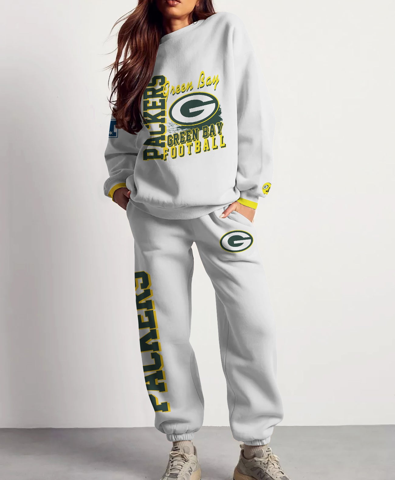 Green Bay Packers Combo 3D Sweatsuit and Sweatpants Unisex CBSP107