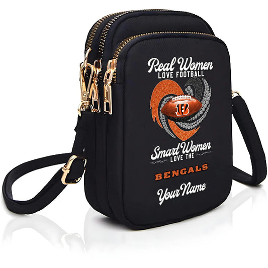 Cincinnati Bengals Mini Crossbody Bag for Women New Trending 2025 AZBT2DMCB000025