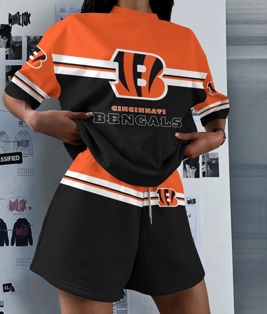 Cincinnati Bengals Limited Edition Top And Shorts Two-Piece Suits (1)