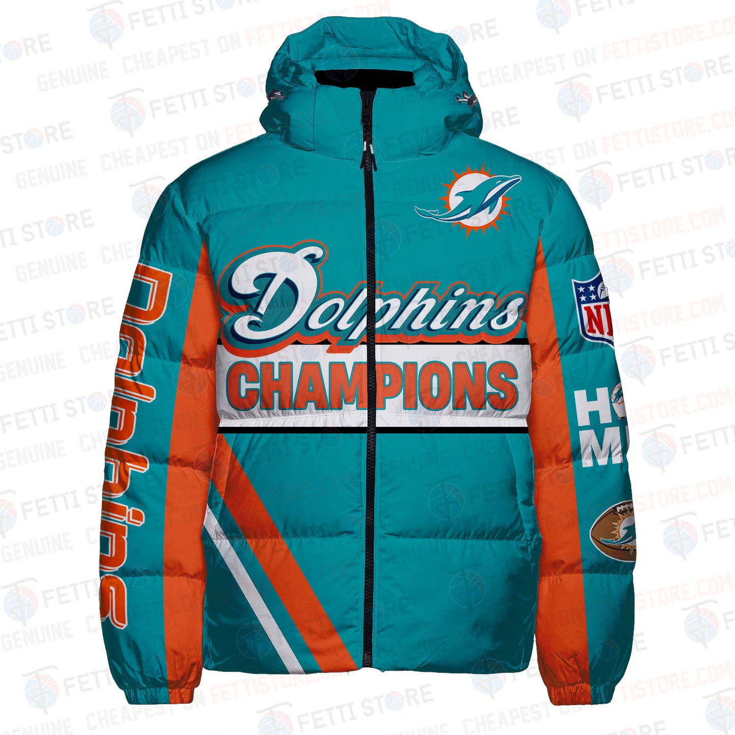 Miami Dolphins CozyCloud Down Jacket AZBTDWJ000072