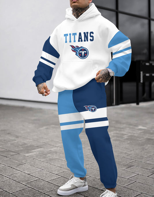 Tennessee Titans Combo Pullover Hoodie And Sweatpants AZBTPHSP000301