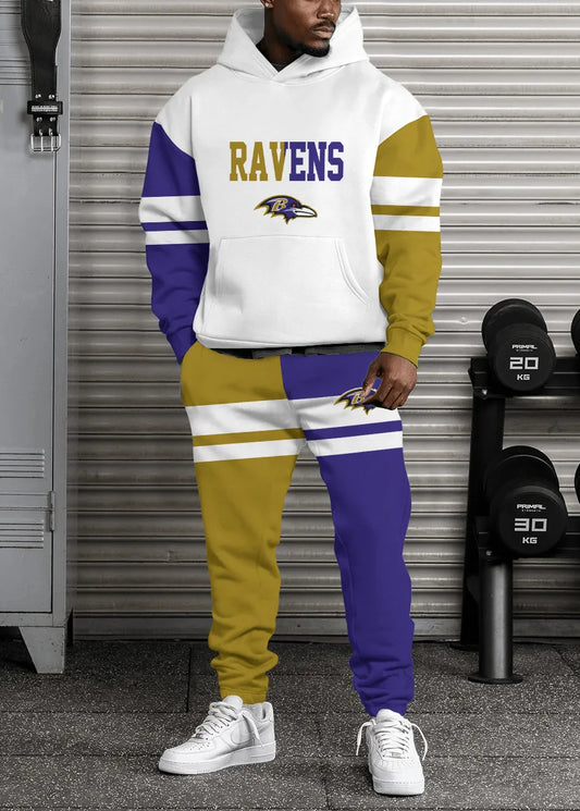 Baltimore Ravens Combo Pullover Hoodie And Sweatpants AZBTPHSP000147