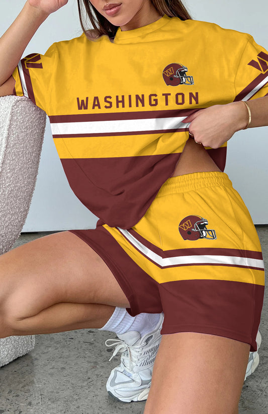 Washington Commanders Limited Edition Top And Shorts Two-Piece Suits (2)