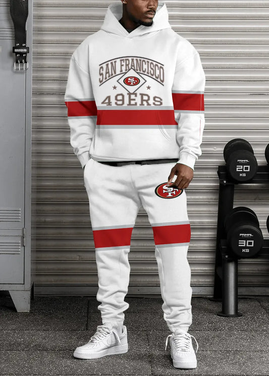 San Francisco 49ers Combo Pullover Hoodie And Sweatpants AZBTPHSP000183