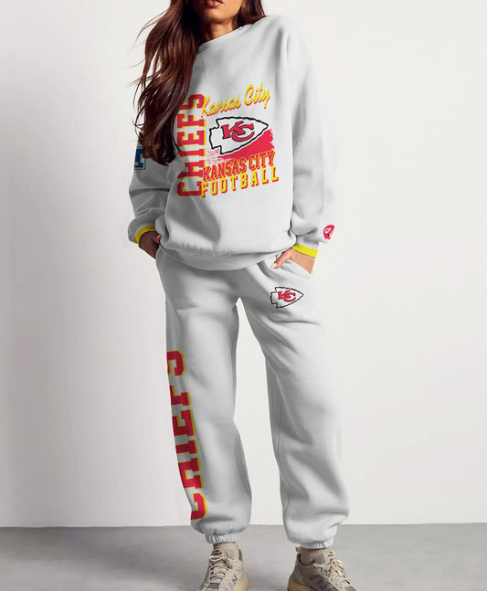 Kansas City Chiefs Combo 3D Sweatsuit and Sweatpants Unisex CBSP101