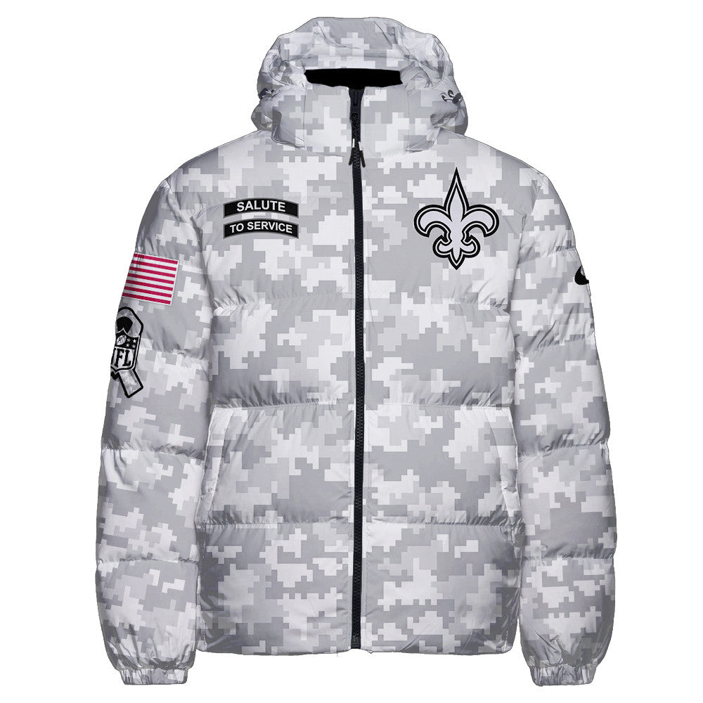 New Orleans Saints CozyCloud Down Jacket AZBTDWJ000259