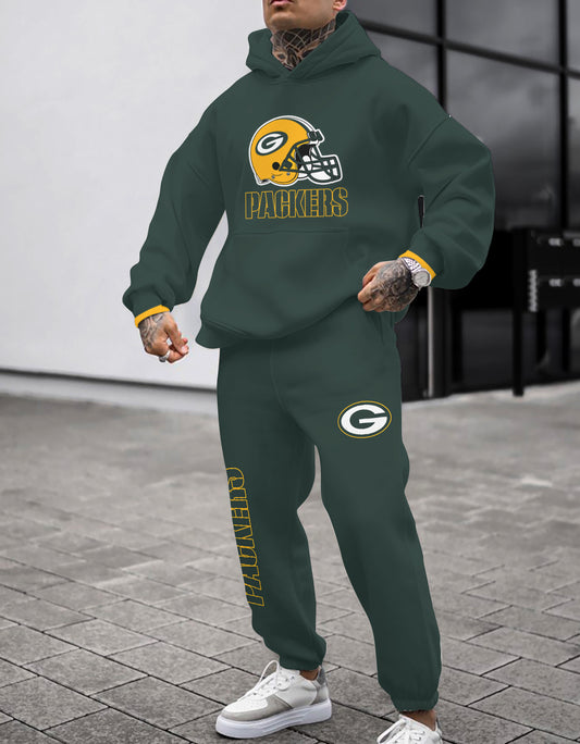 Green Bay Packers Combo Pullover Hoodie And Sweatpants AZBTPHSP000403