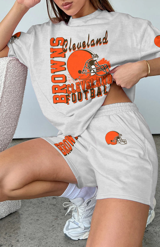 Cleveland Browns Limited Edition Top And Shorts Two-Piece Suits (2)