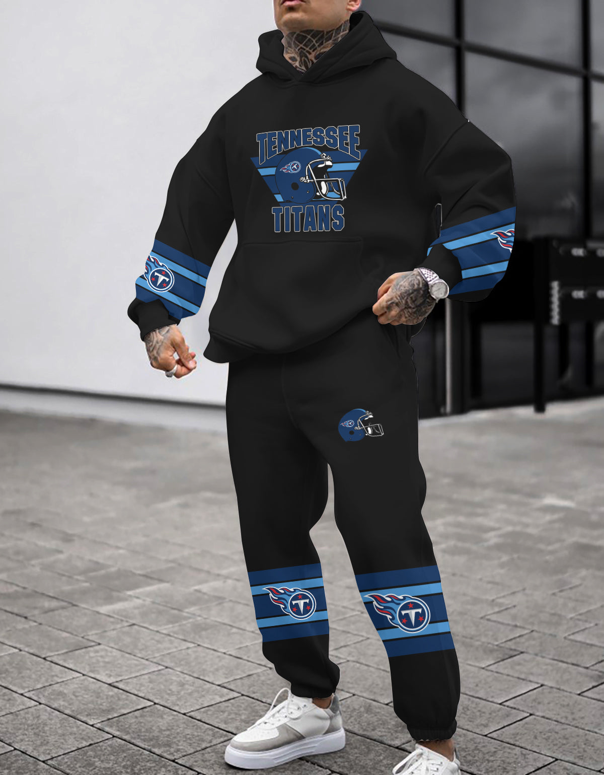 Tennessee Titans Combo Pullover Hoodie And Sweatpants AZBTPHSP000242