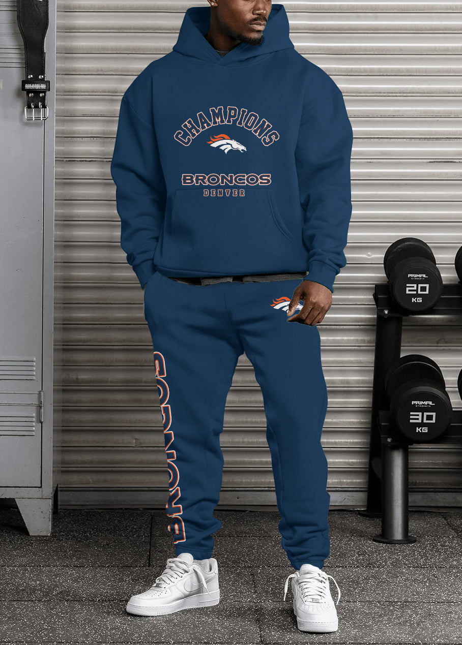Denver Broncos Combo Pullover Hoodie And Sweatpants AZBTPHSP000209