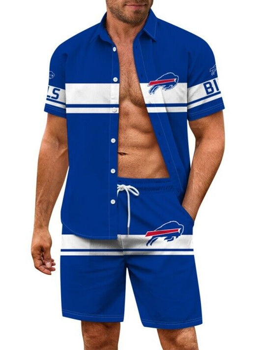 Buffalo Bills Combo Hawaiian Shirt and Shorts AZBTHWSS000156