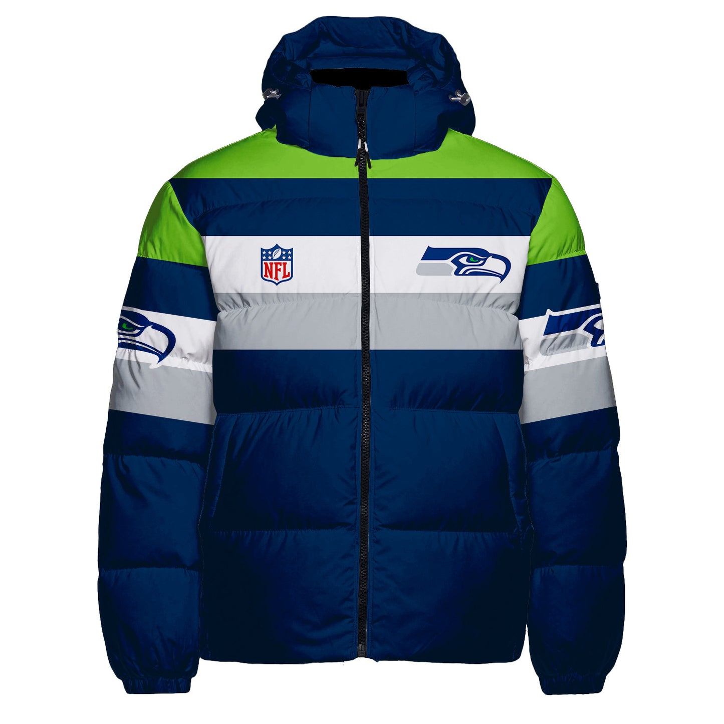 Seattle Seahawks CozyCloud Down Jacket AZBTDWJ000291