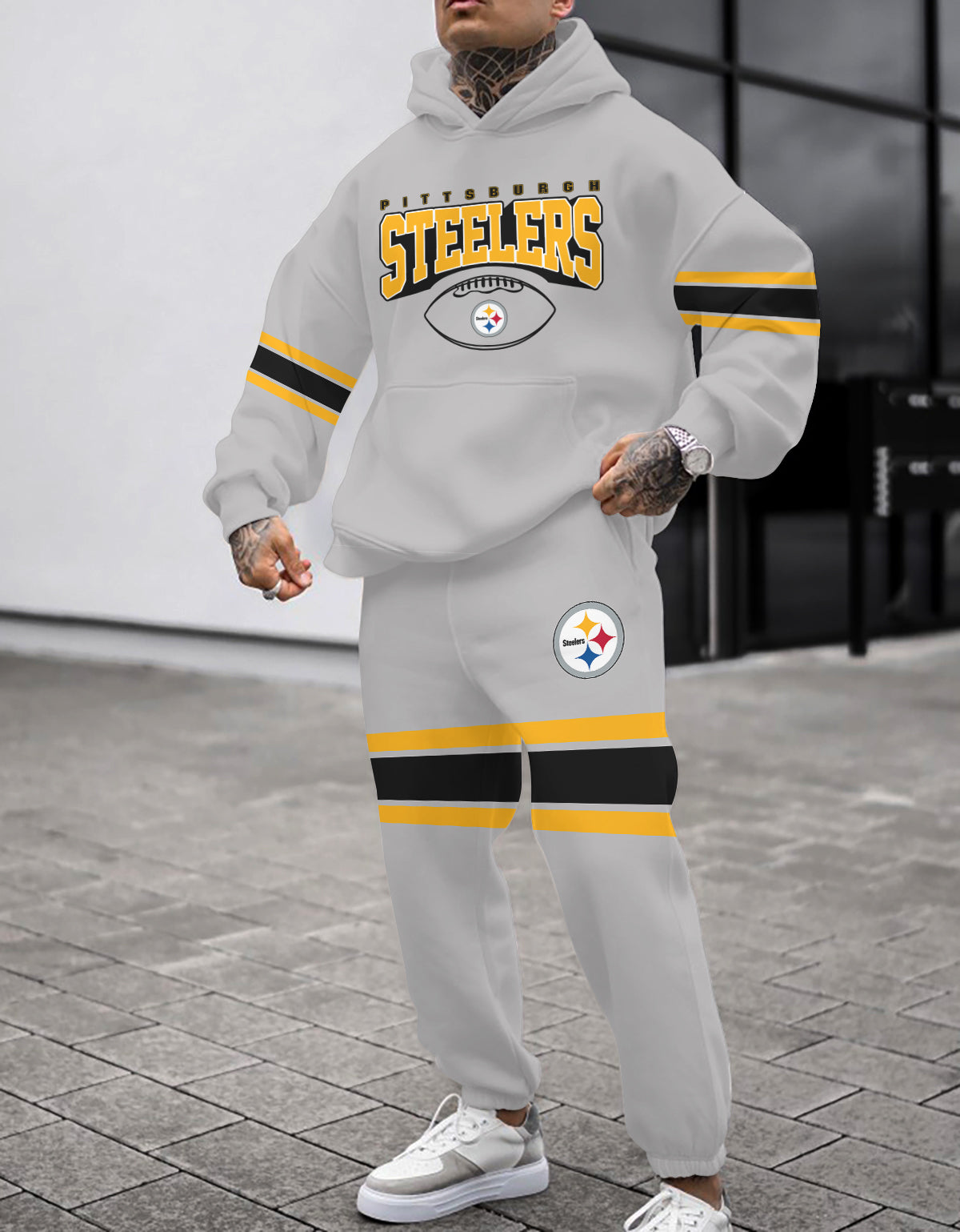 Pittsburgh Steelers Combo Pullover Hoodie And Sweatpants AZBTPHSP000102