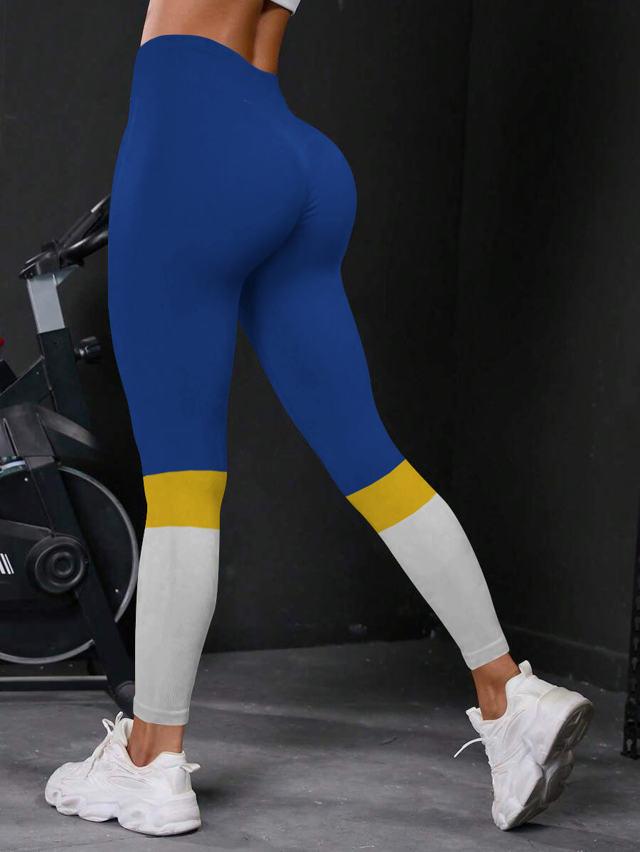 Los Angeles Rams High Waist Push Up Printed Leggings