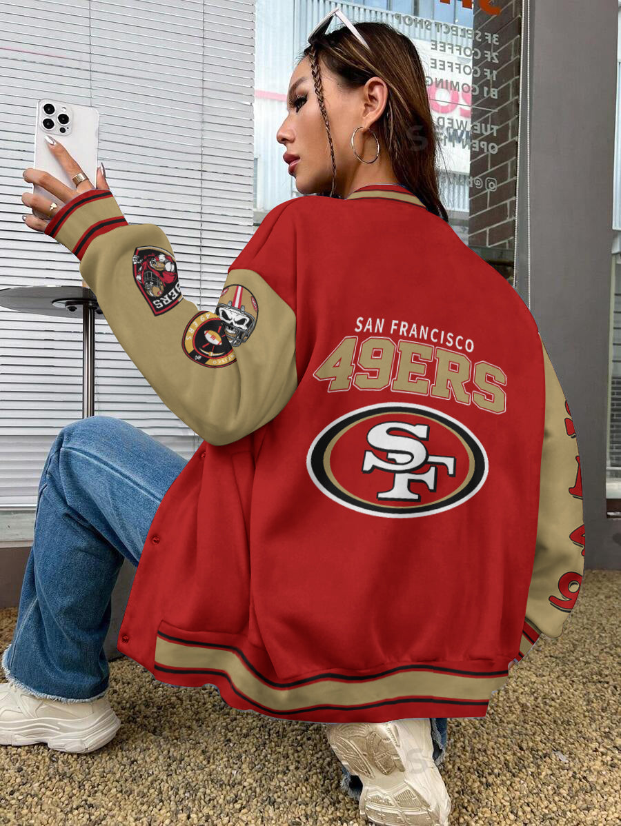 San Francisco 49ers National Football League Varsity Jacket AZBTVJK000646