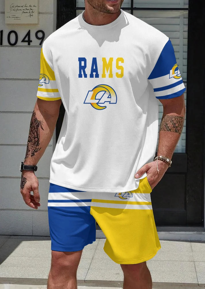 Los Angeles Chargers T-shirt and Shorts AZBTTSAS000015