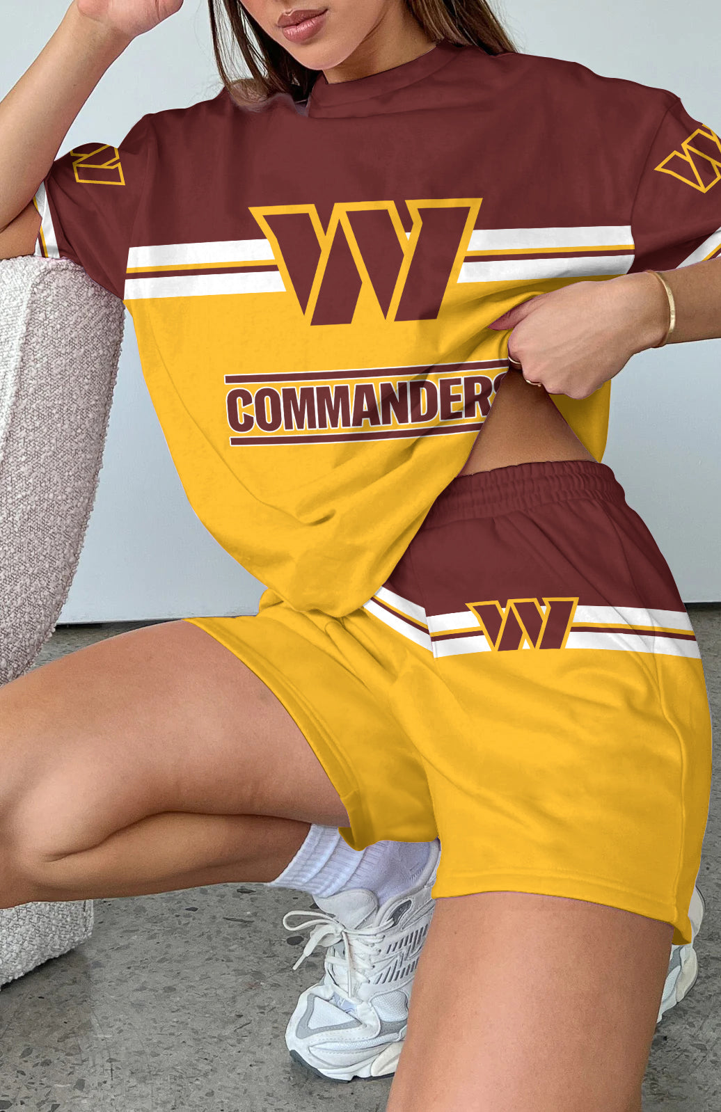 Washington Commanders Limited Edition Top And Shorts Two-Piece Suits