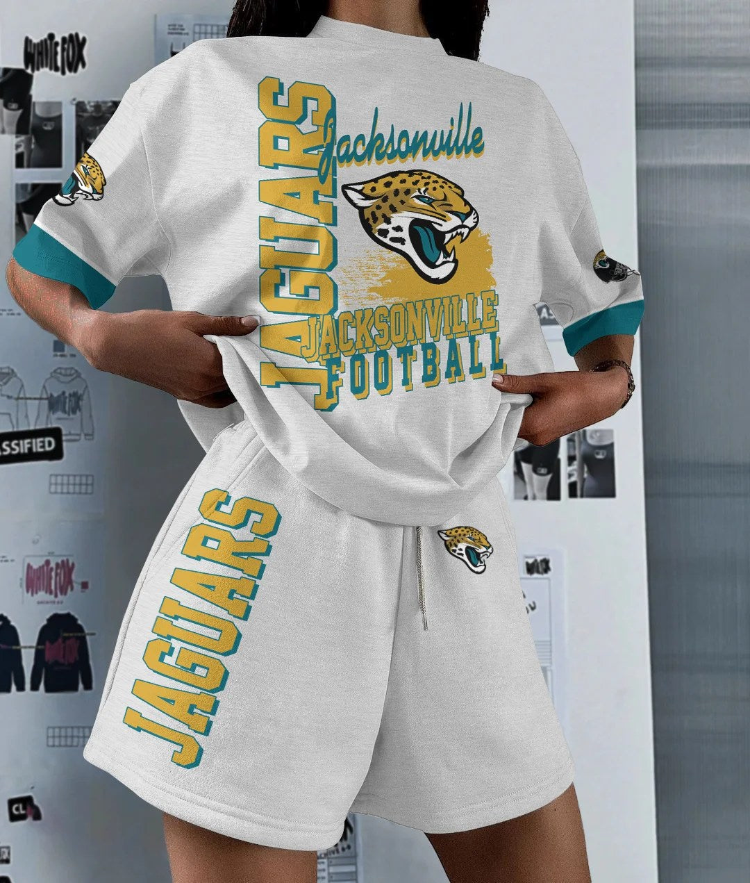 Jacksonville Jaguars T-shirt and Shorts AZBTTSAS000043