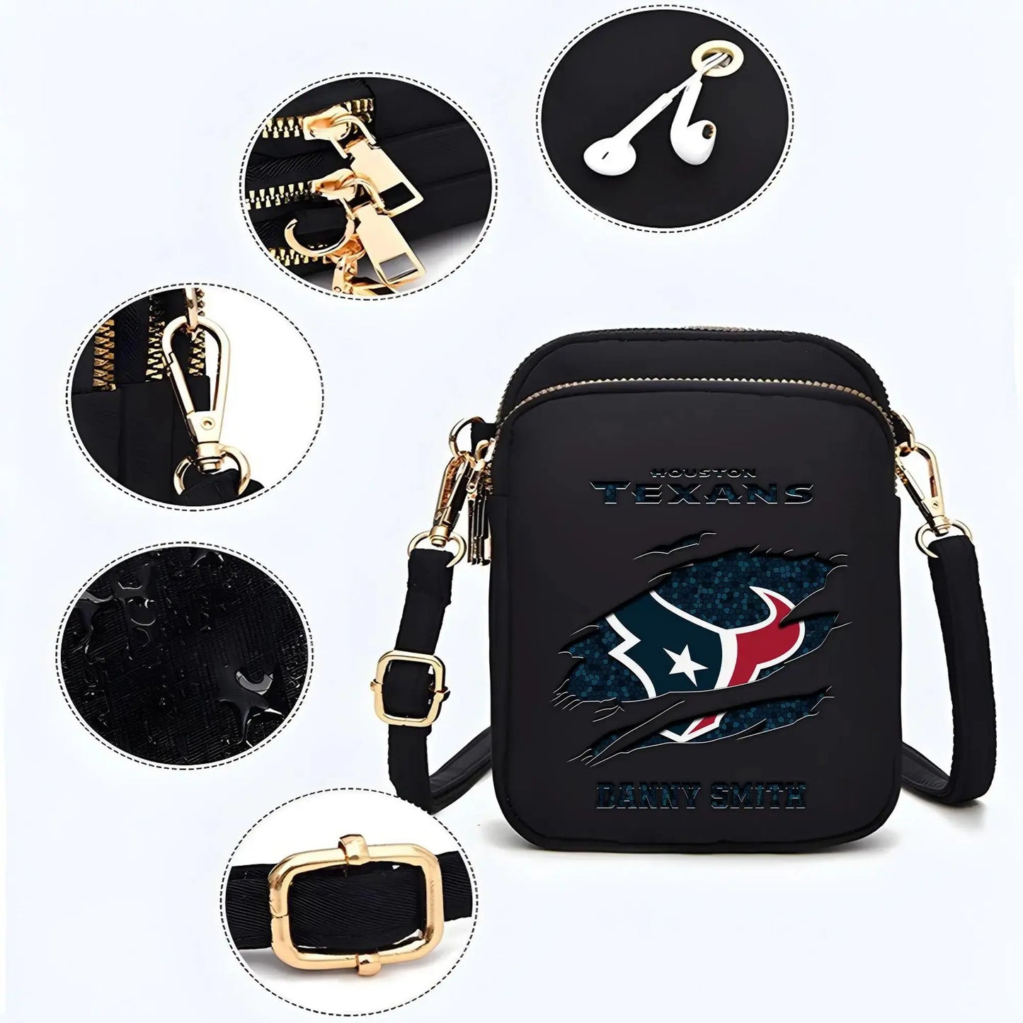 Houston Texans Mini Crossbody Bag for Women New Trending 2025 AZBT2DMCB000043