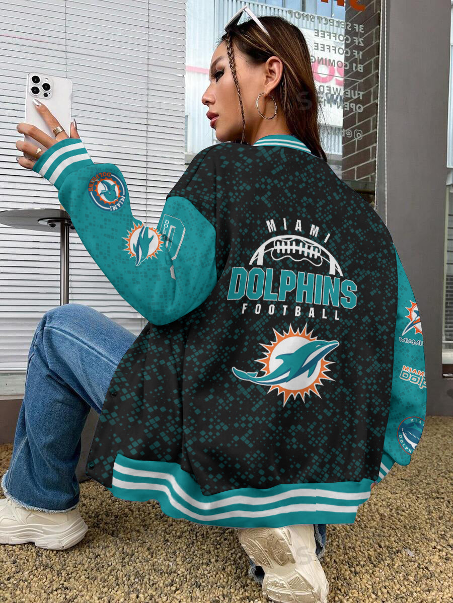 Miami Dolphins National Football League Varsity Jacket AZBTVJK000559