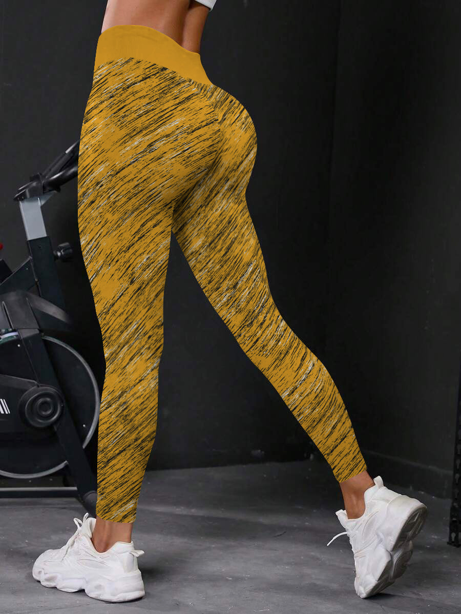 Pittsburgh Steelers High Waist Push Up Printed Leggings (1)