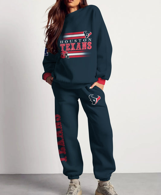 Houston Texans Combo 3D Sweatsuit and Sweatpants Unisex CBSP223