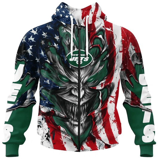 New York Jets All Over Printed T-shirt Sweatshirt Hoodie AZCHD592