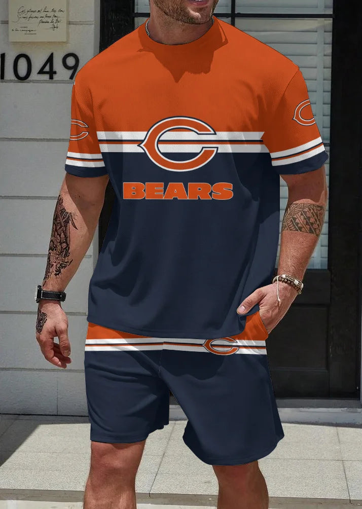 Chicago Bears T-shirt and Shorts AZBTTSAS000068