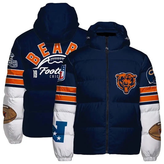 Chicago Bears CozyCloud Down Jacket AZBTDWJ000393
