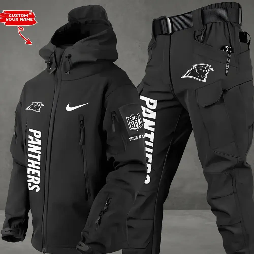 Carolina Panthers Outdoor Jacket and Pants 000023