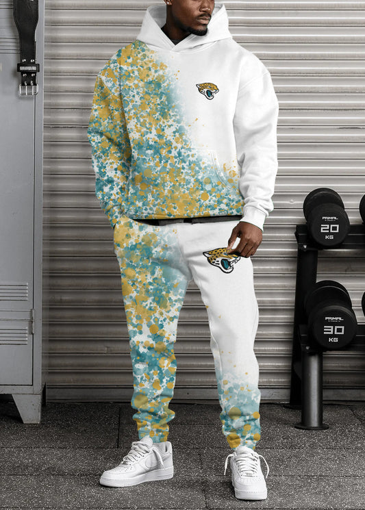 Jacksonville Jaguars Combo Pullover Hoodie And Sweatpants AZBTPHSP000291
