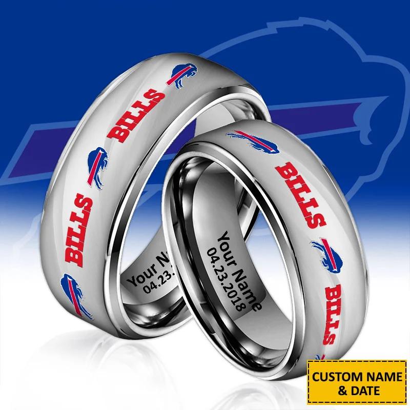 Buffalo Bills Special Stainless Ring Custom Name AZBTSR000037