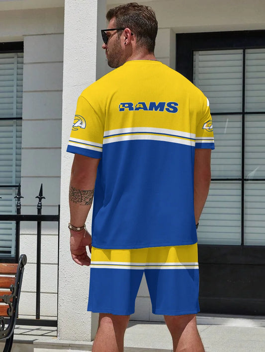 Los Angeles Chargers T-shirt and Shorts AZBTTSAS000023