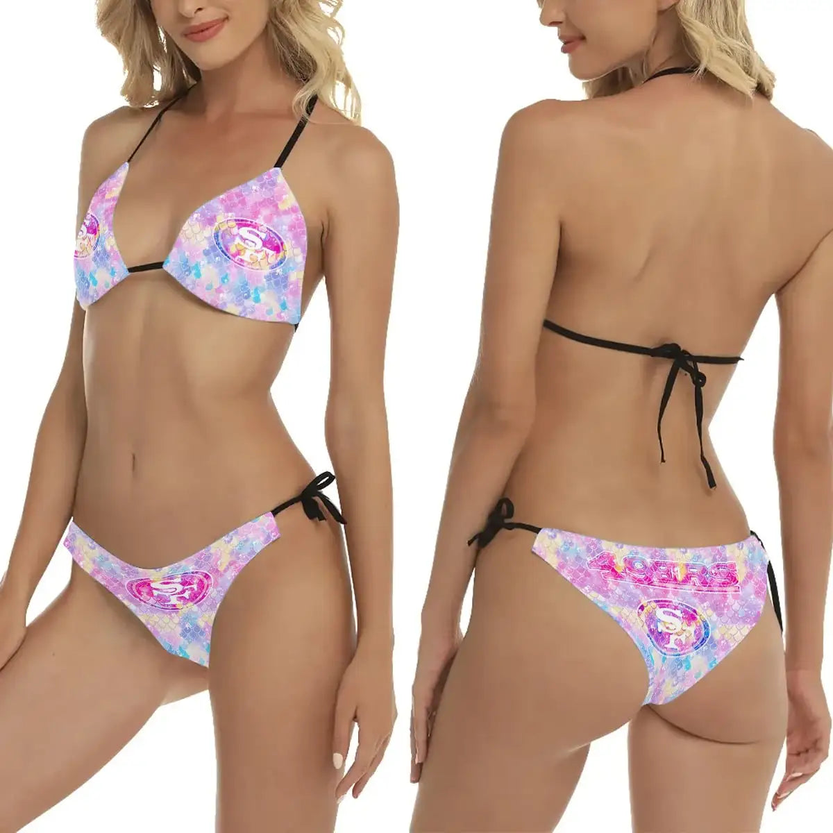 San Francisco 49ers String Bikini Sets 036