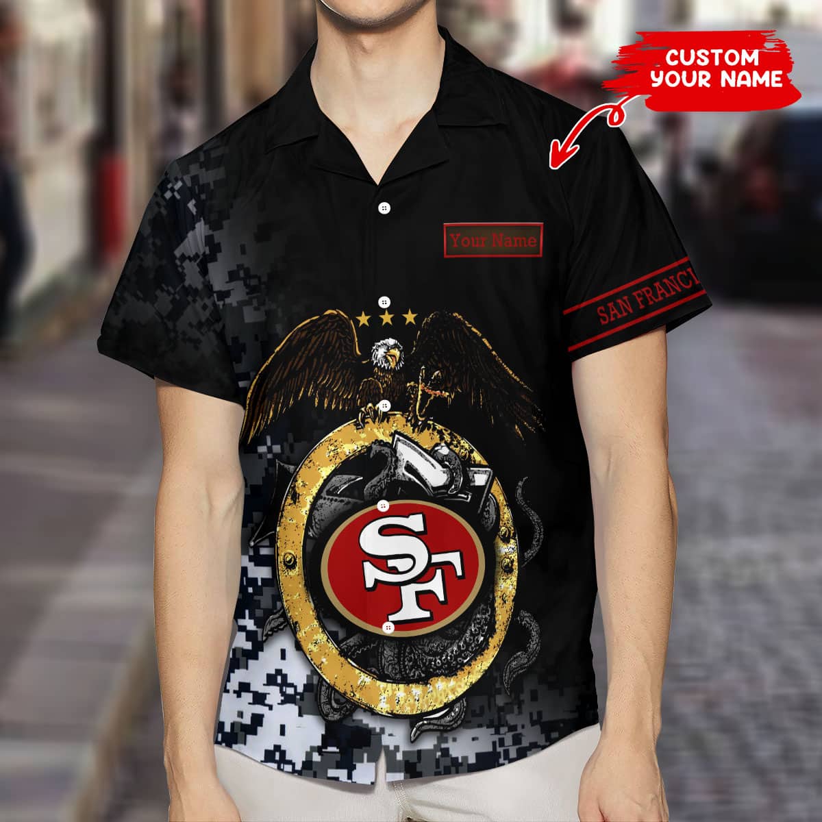 San Francisco 49ers Personalized Summer Hawaii Shirt 157
