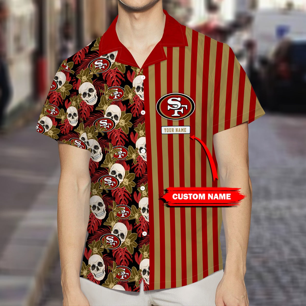 San Francisco 49ers Personalized Summer Hawaii Shirt 162