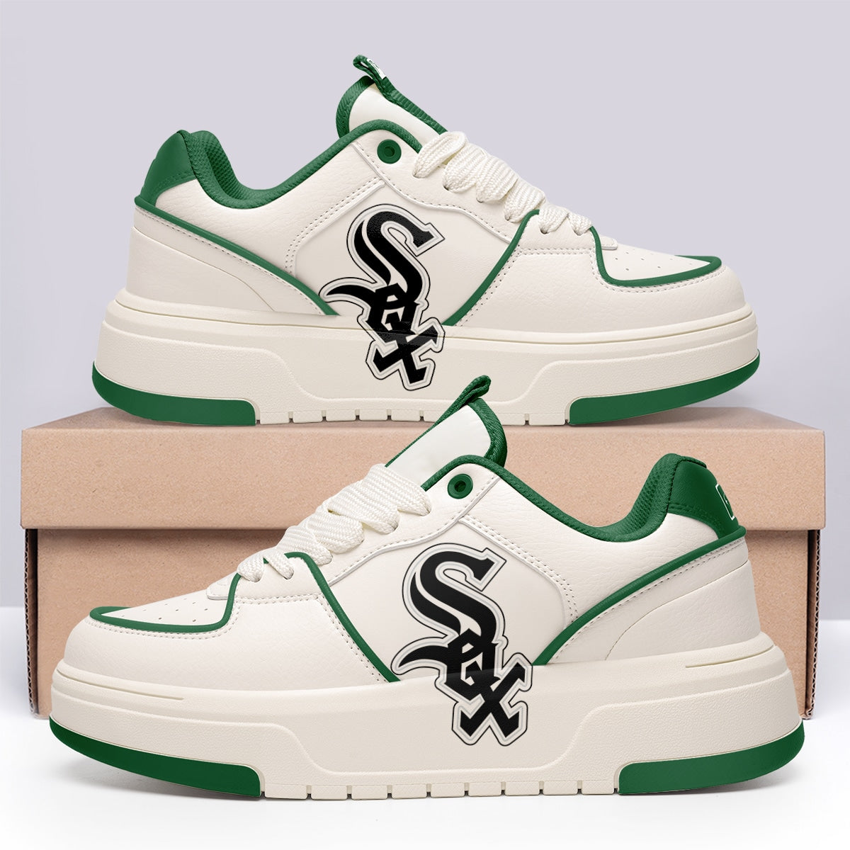 Chicago Brown Sox MLB Sneakers 010