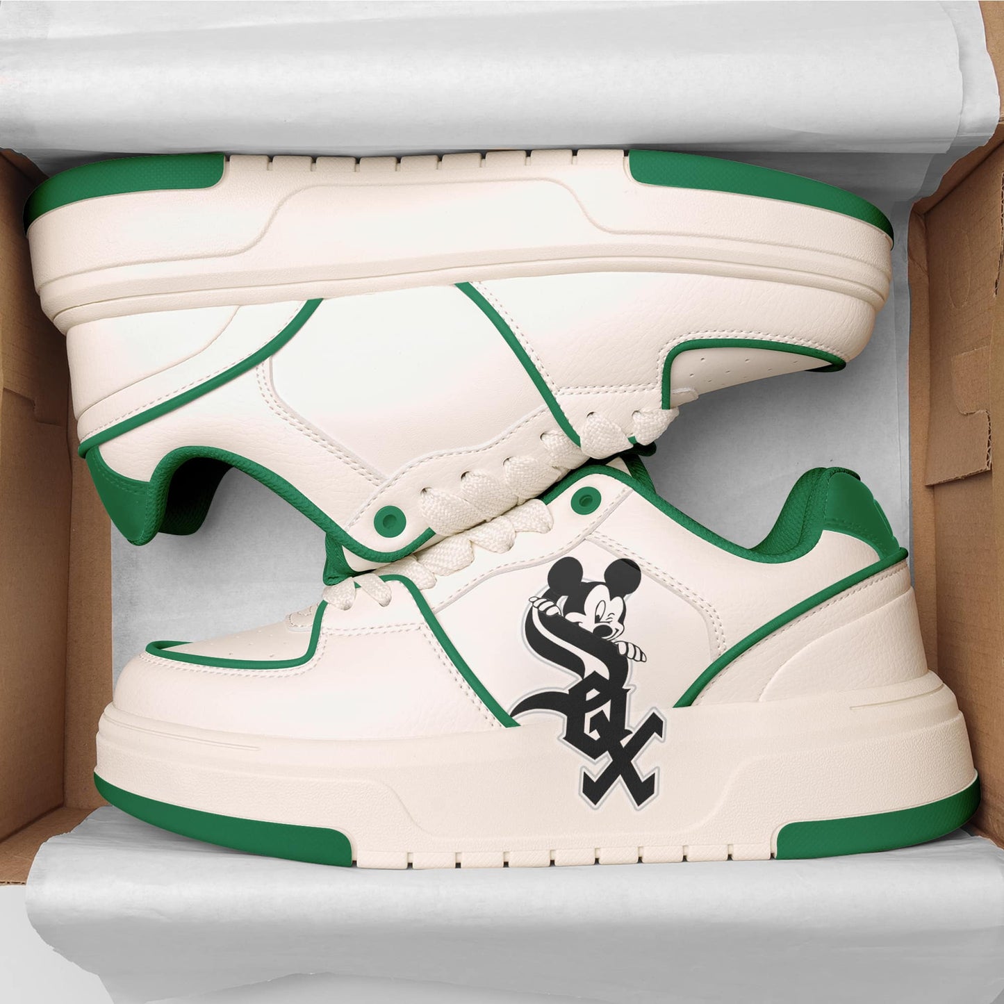 Chicago Brown Sox MLB Sneakers 012