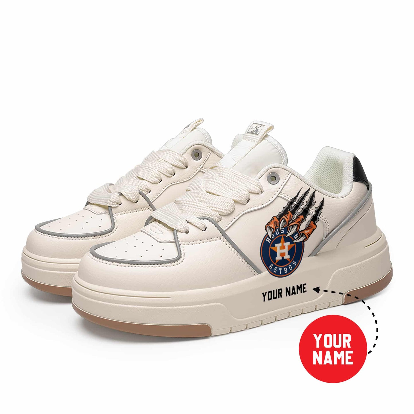 Houston Astros Personalized MLB Sneakers 025