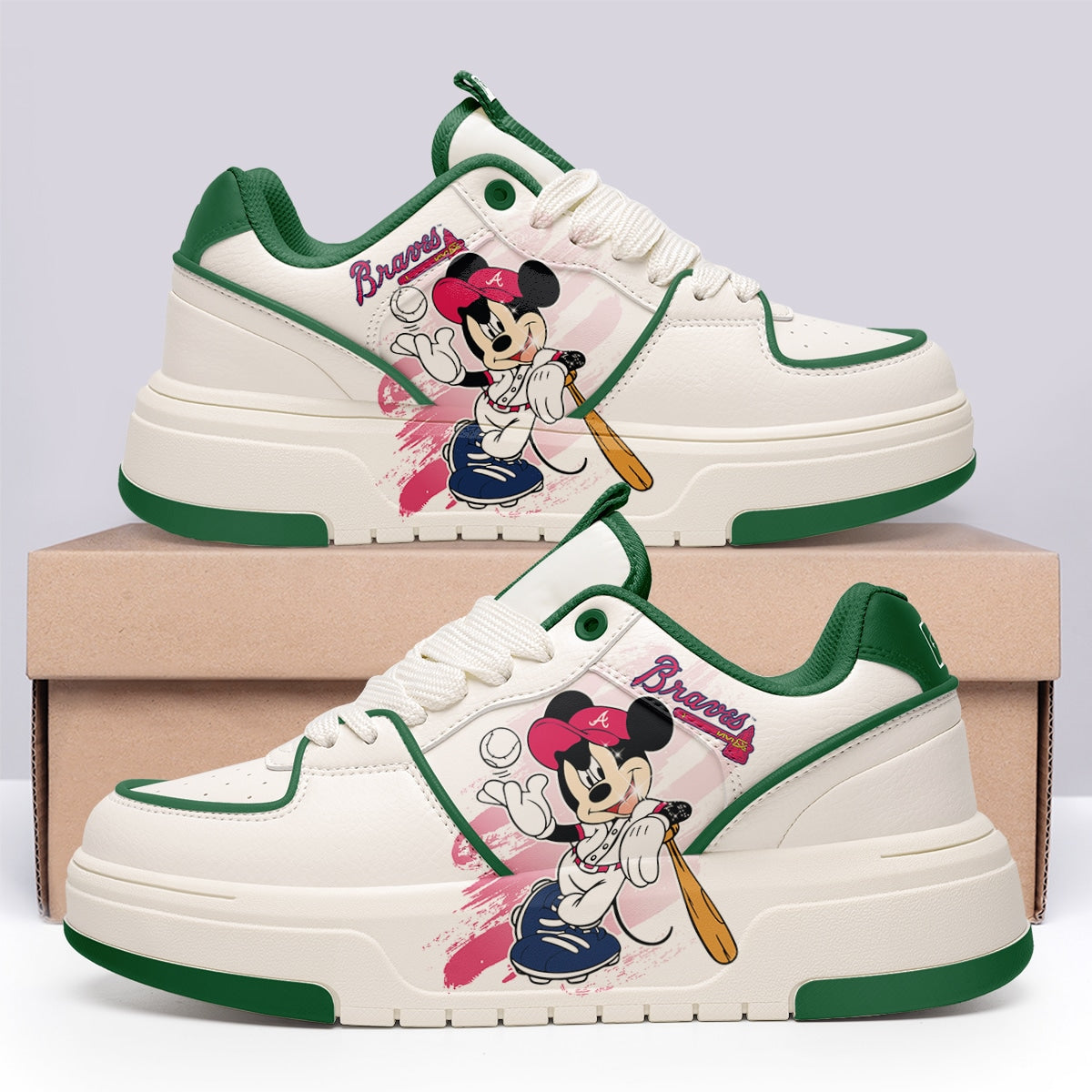 Atlanta Braves MLB Sneakers 026