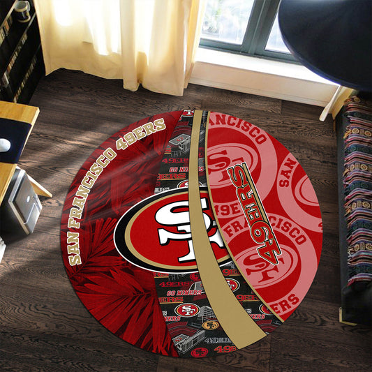 San Francisco 49ers Round Rug 147