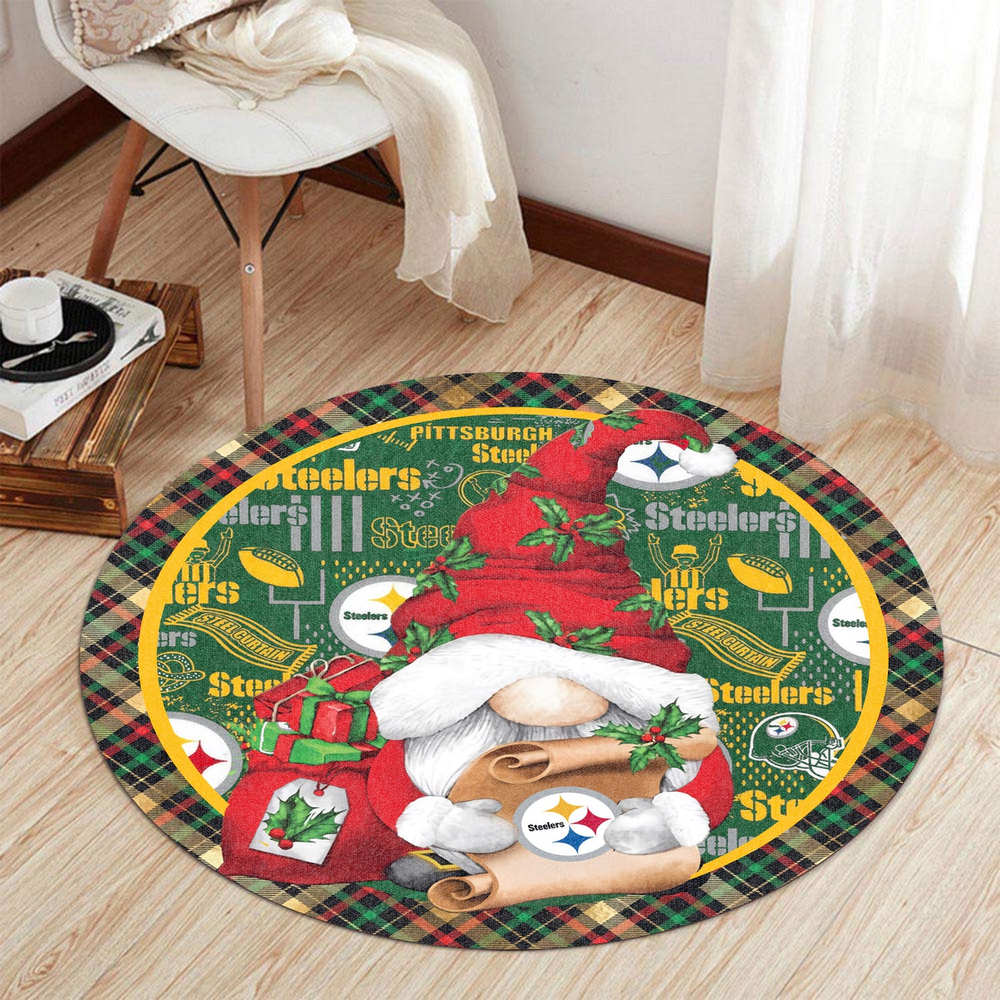 Pittsburgh Steelers Round Rug 218