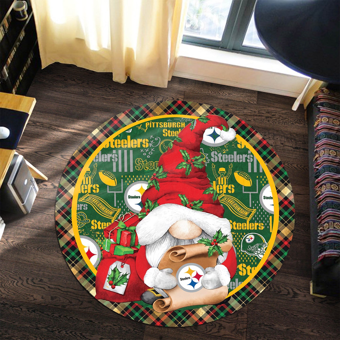Pittsburgh Steelers Round Rug 218