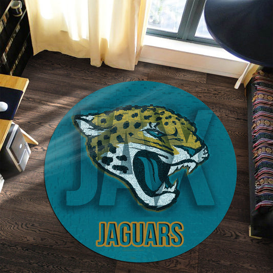 Jacksonville Jaguars Round Rug 98RRUG235