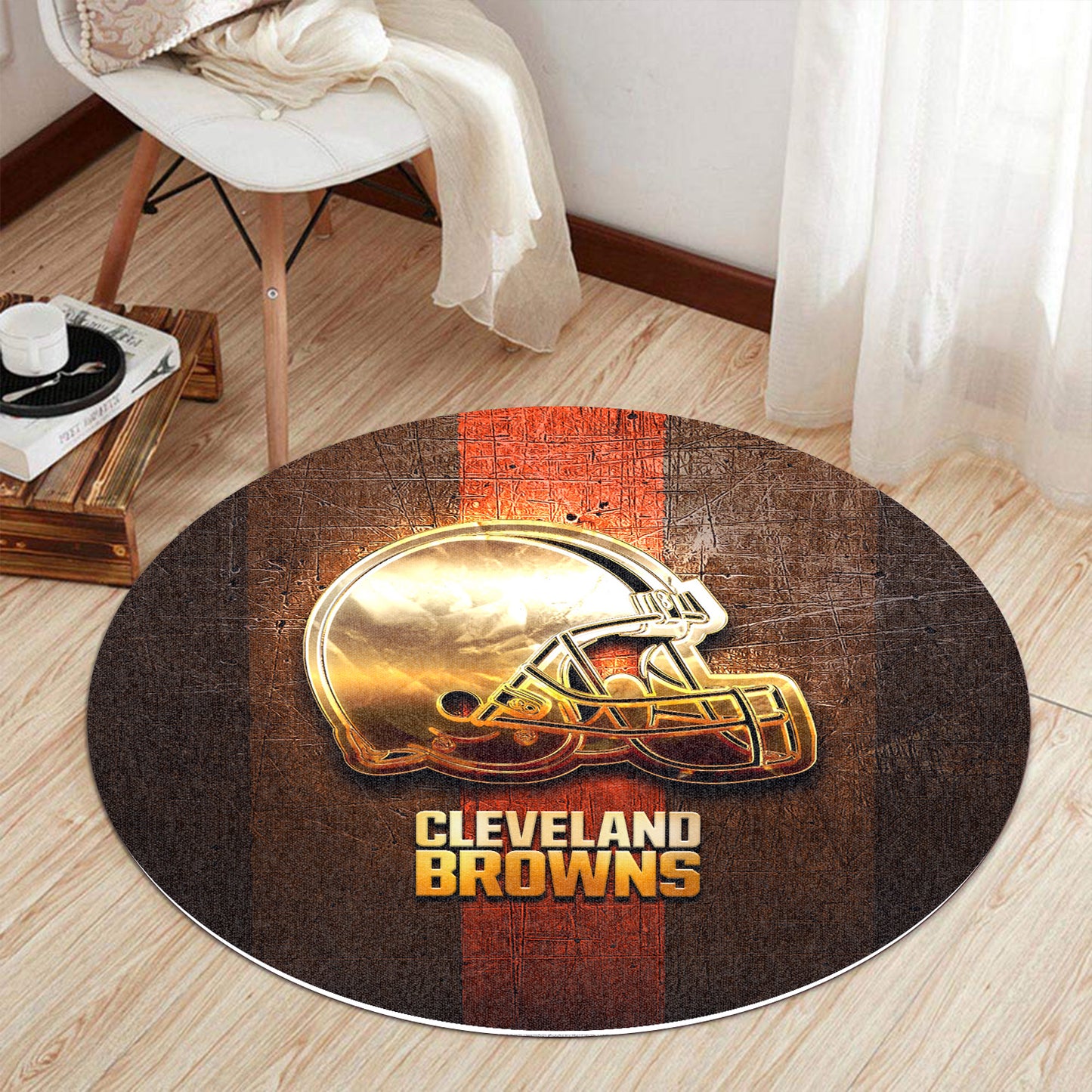 Cleveland Browns Round Rug 98RRUG239