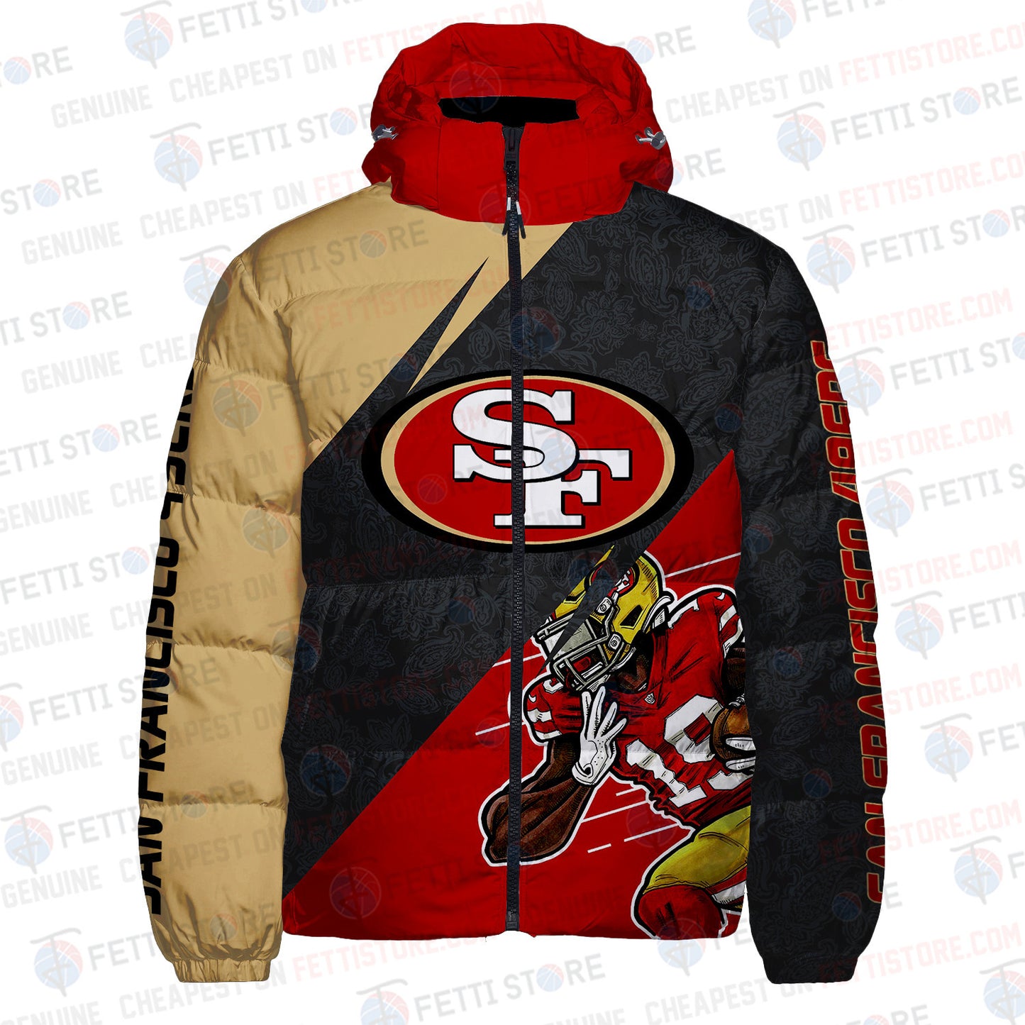 San Francisco 49ers CozyCloud Down Jacket AZBTDWJ000016