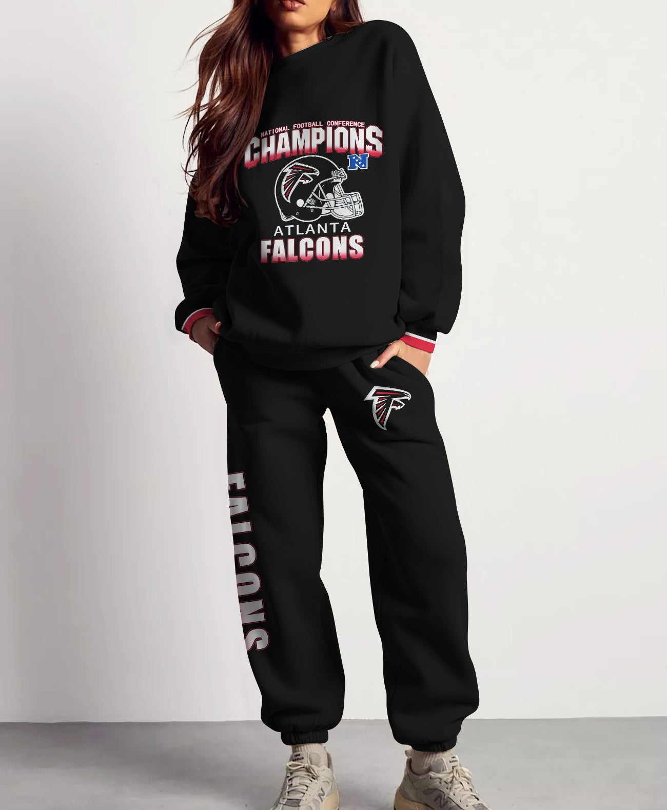 Atlanta Falcons Combo 3D Sweatsuit and Sweatpants Unisex CBSP394